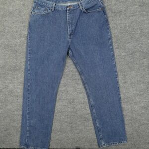 Wrangler Jeans Mens 40x32 Blue Regular Fit 96501DS Straight Leg Denim Classic